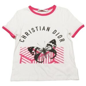 Christian Dior 22SS Short-sleeve Butterfly Logo T-shirt!